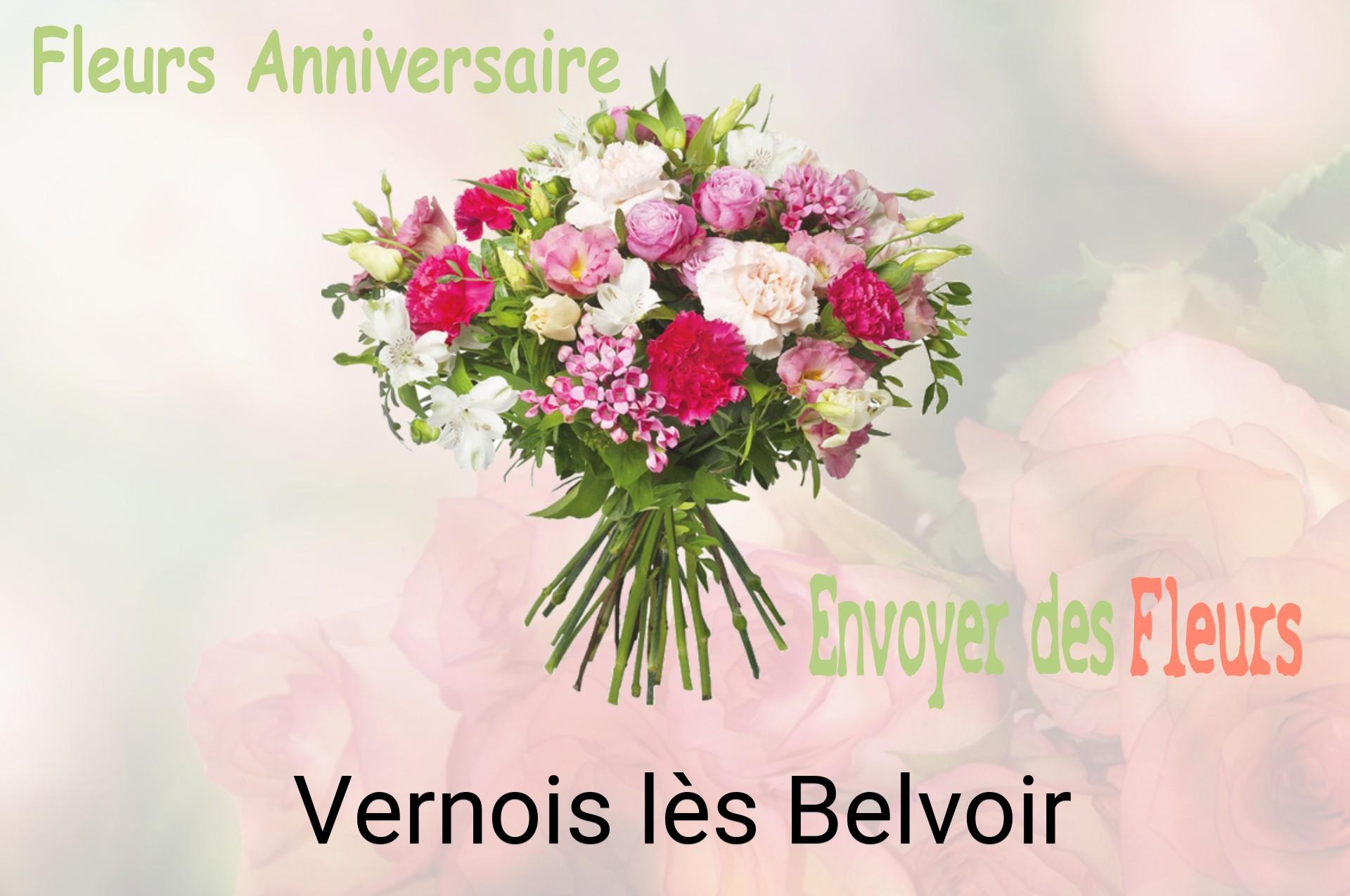 Bouquet de fleurs d’anniversaire livré à Vernois-lès-Belvoir